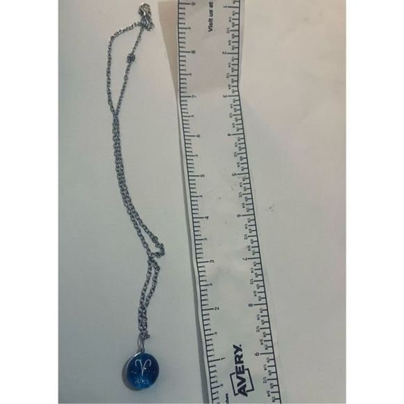 TAURUS BLUE GLOBE ZODIAC STAR SIGN NECKLACE - Picture 6 of 11